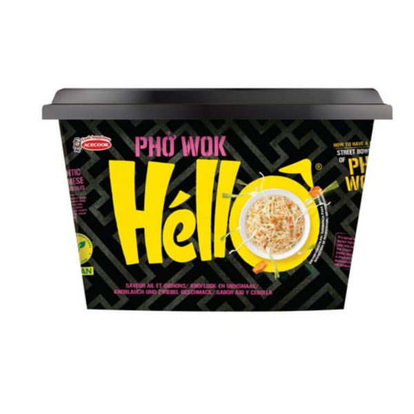 Pho Wok Instantreisnudeln mit Knoblauch-Zwiebel Geschmack glutenfrei ★